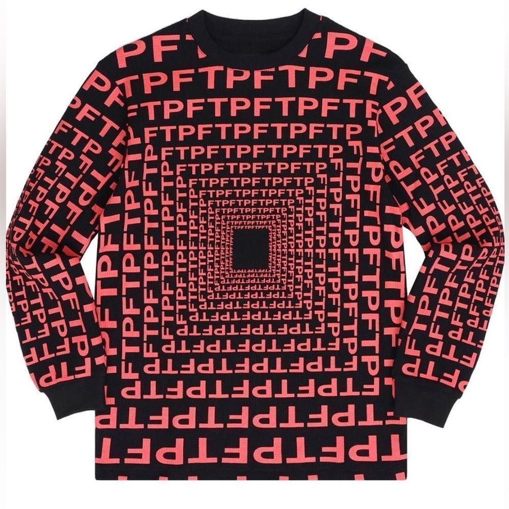 FTP Men's Red and Black Top SZ S NWOT